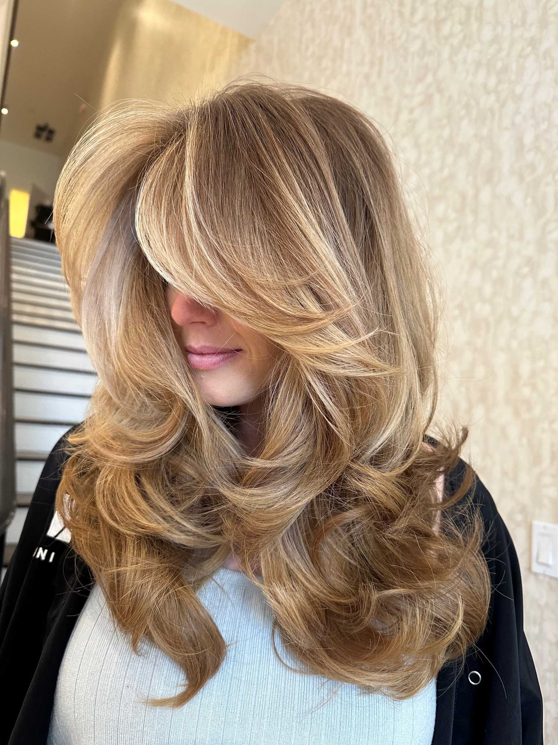 Elegant styled hair for a special occasion